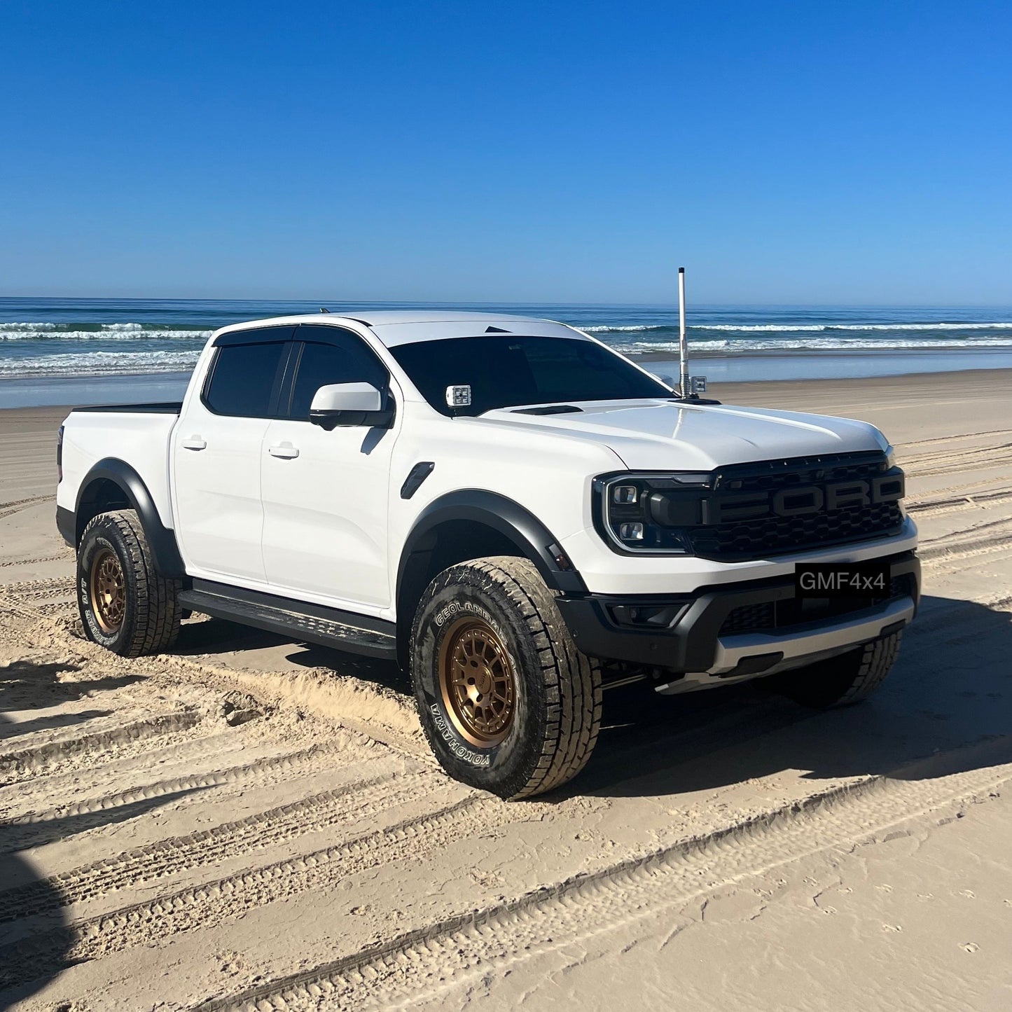 Ford Ranger, Raptor & Everest RA 2022+ Bonnet LED Brackets (TALL) LB-057-T (PAIR)