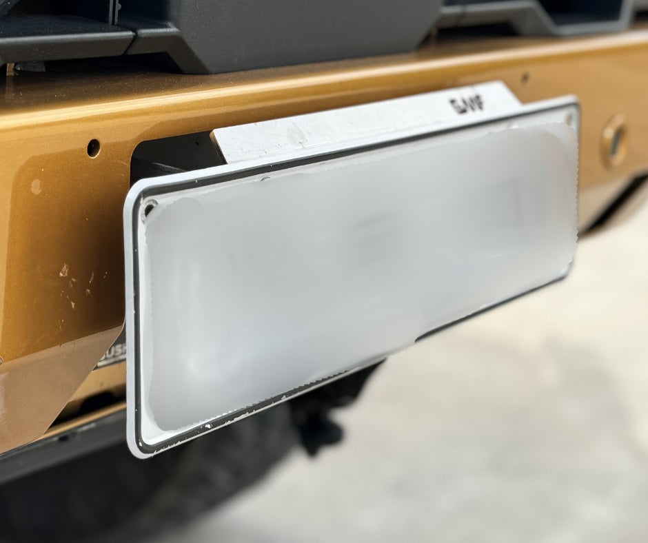 License plate swivel To Suit ARB Summit MK2 Bull Bar (flip up plate)