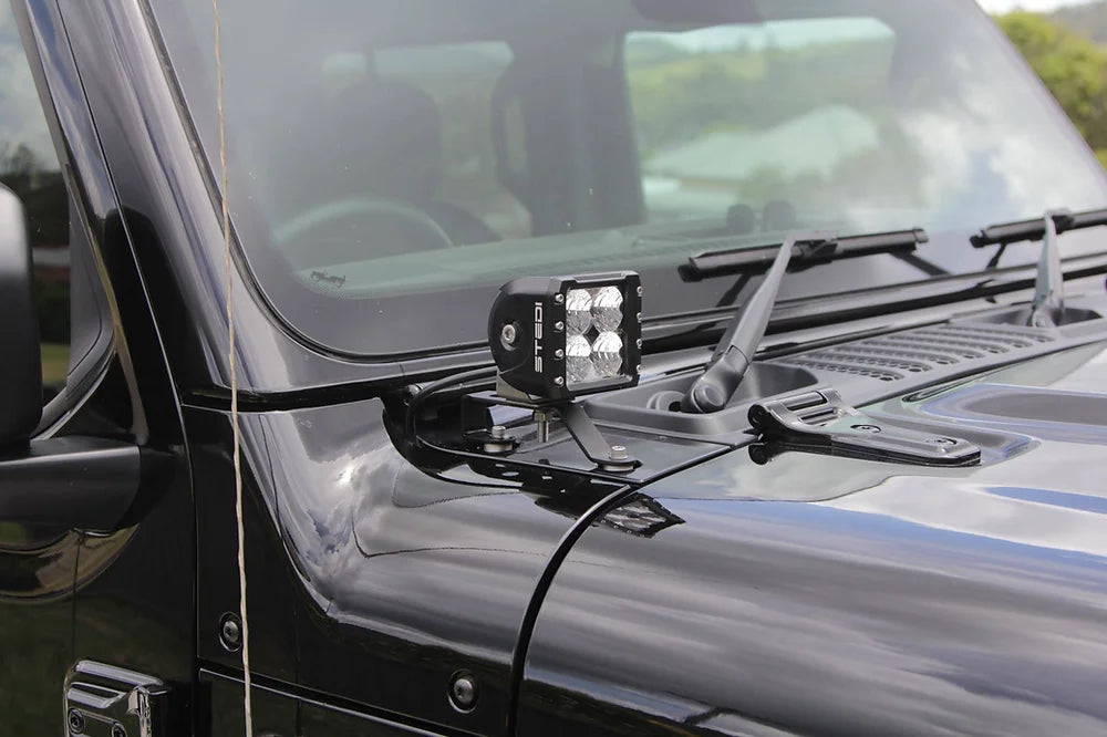 Jeep Gladiator Bonnet LED Brackets LB-074 (Pair)