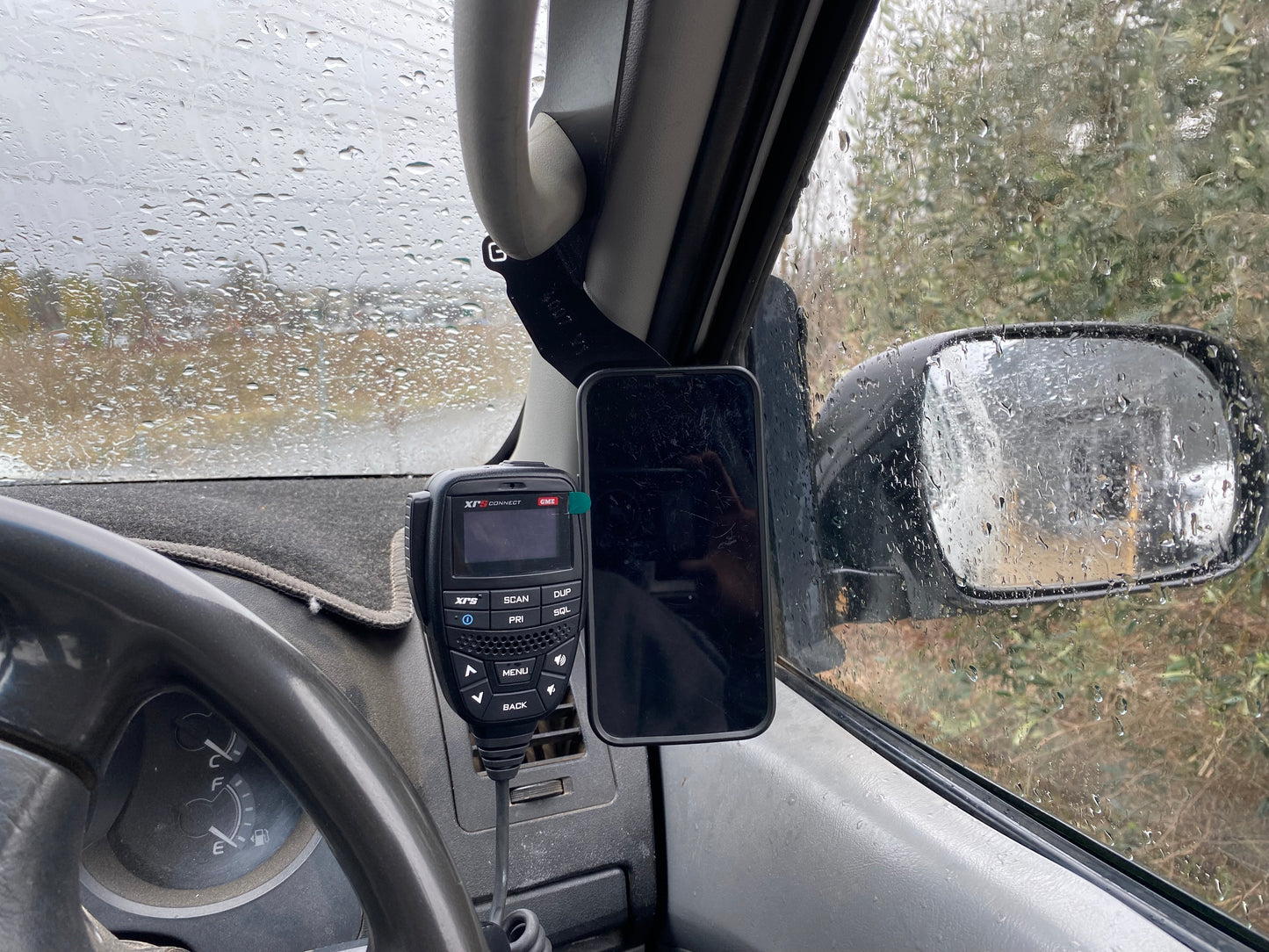 Toyota Hilux N70 (2005-2014) Phone + UHF Holder 4007-PH-D