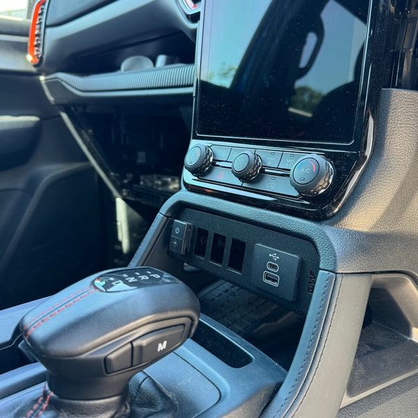 Next Gen Ford Ranger Wildtrak, Platinum, Limited, Raptor & Everest Switch Panel to suit 12" Screen 1012-SW