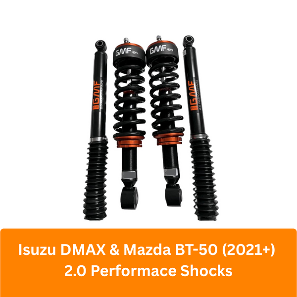 Isuzu DMAX & Mazda BT-50 2.0 Performance Shocks