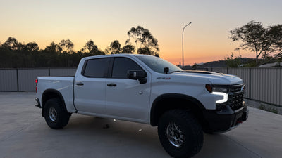 Chevrolet Silverado 1500 PAIR Bonnet LED Light Antenna Bracket 2019+ 055-LB