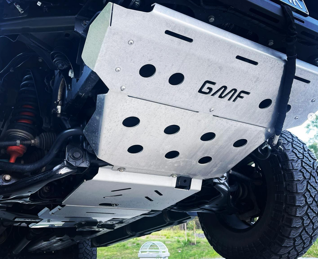 Ford Ranger PX MK1 MK2 & MK3 6mm Aluminium Under Body Protection – GMF4x4