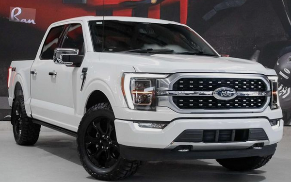 F150 2021+ Pair Bonnet LED Brackets 157-LB